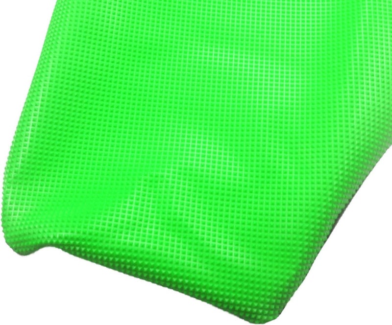 Adsspro Motorcycle Universal Seat Cover non-slip thick 3D particles suitable Rubber Striped Grip Gripper Soft For CRF WR WRF RMZ YZF SXF EXC EXC XC SX CR KLX 250 Dirt Pit Bike Motocross (Orange) (Green) - Image 3
